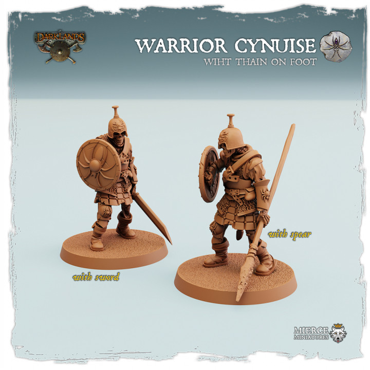 Jute Warrior Cynuise, Wiht Thain on Foot image