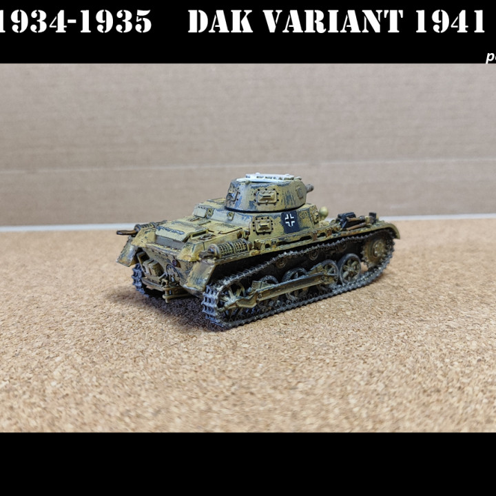 Panzer I A european and DAK versions image