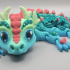 Love-ly Tiny Dragon, Articulated, Flexy, Toy print image