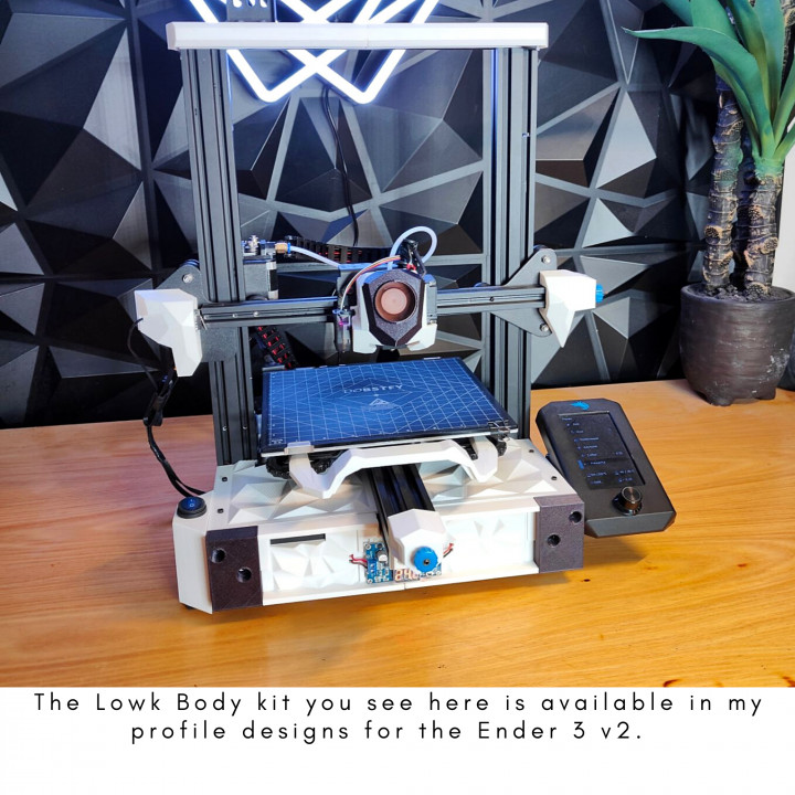 Ender 3 V2 Body Kit | Lowk Body Kit | Ender 3 V2 Upgrades | Ender 3 V2 Shroud |Ender 3 V2 Hot End | Ender 3 V2 Accessories image