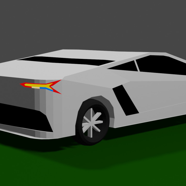 3D Supercar 1a