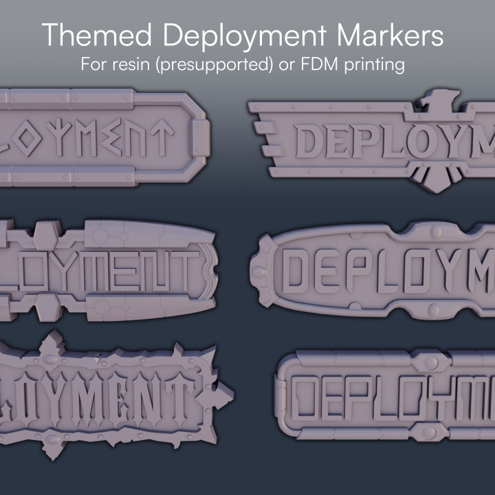 Deployment Zone Markers for Peacehammer/Warmallet - Full Pack