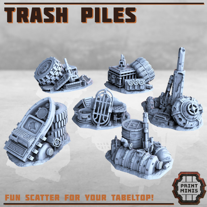 Trash Piles x6 image