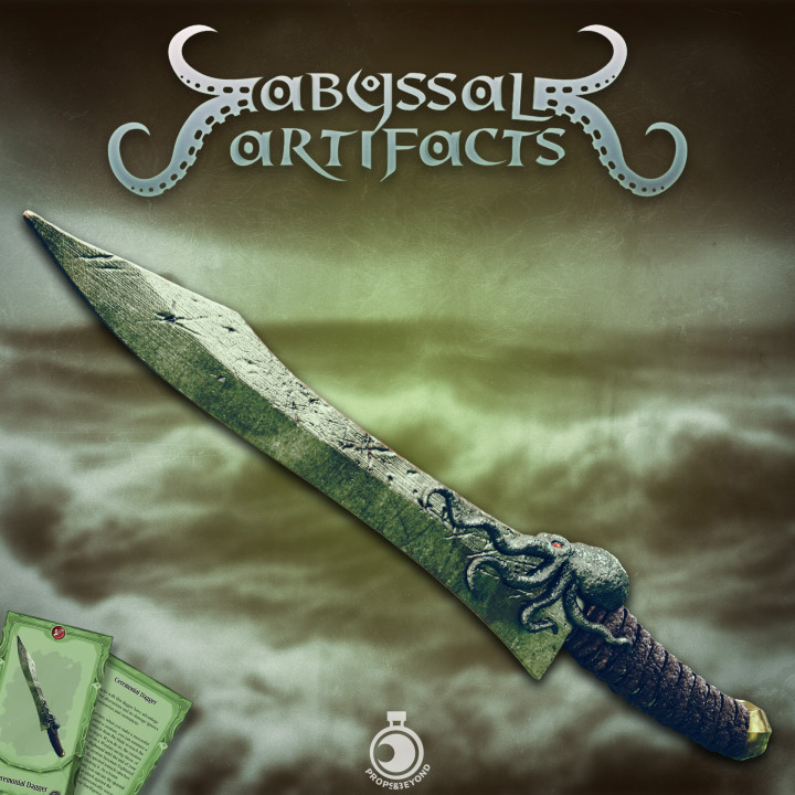 Abyssal Artifacts - Ceremonial Dagger - FREE STL