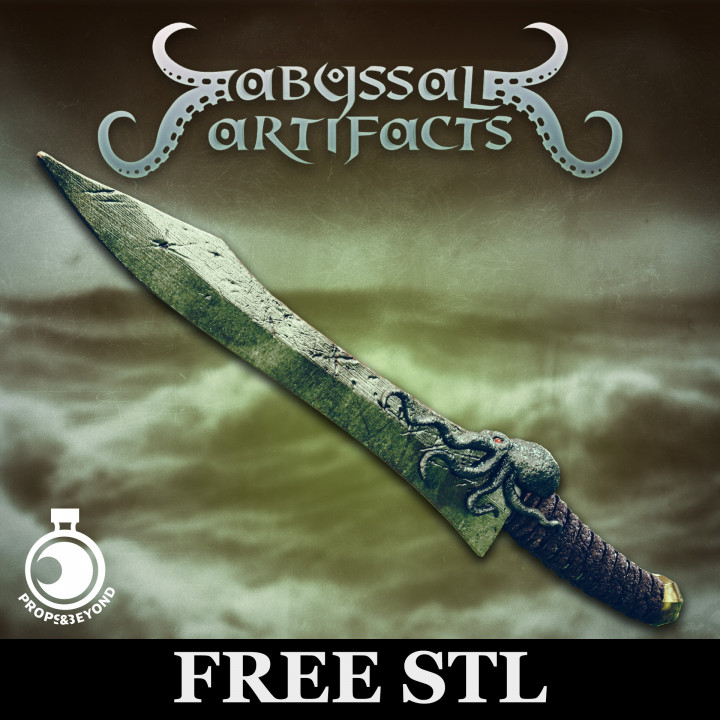 Abyssal Artifacts - Ceremonial Dagger - FREE STL image