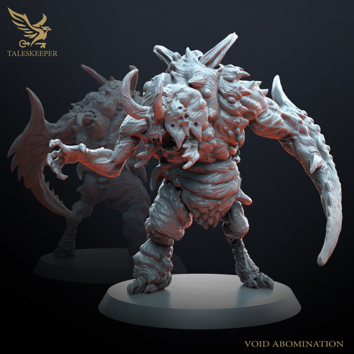 3D Printable VOID ABOMINATION & SPAWN (September) Release by Tales Keeper