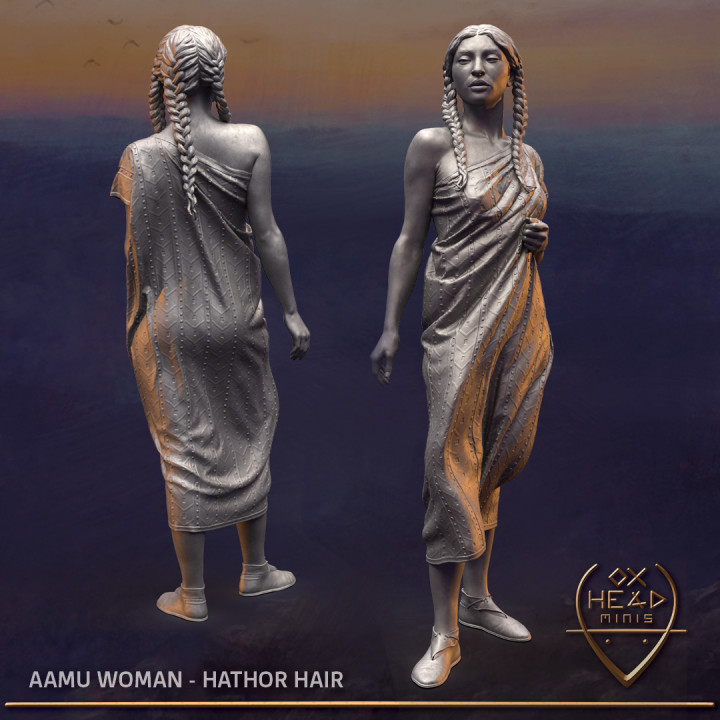 Aamu Woman - Hathor Hair image