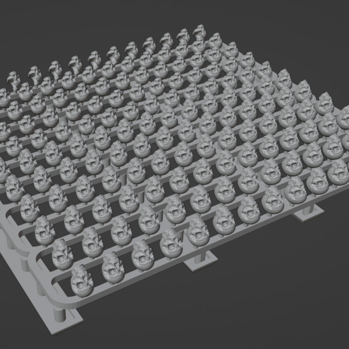 154 Skulls for Bases, dioramas (print-in-bulk) image