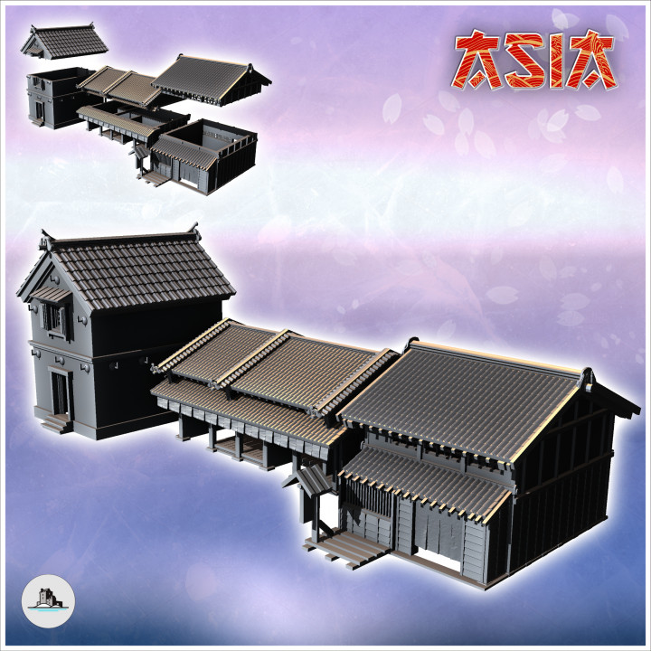 Asian sceneries pack No. 1 - Asian Asia Oriental Angkor Ninja Traditionnal RPG Mini image