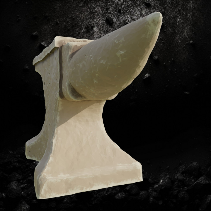 3D Printable Anvil + Forge tool set by Galandir's Pit & Cie