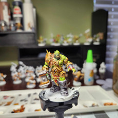 Picture of print of Orc Warchief
