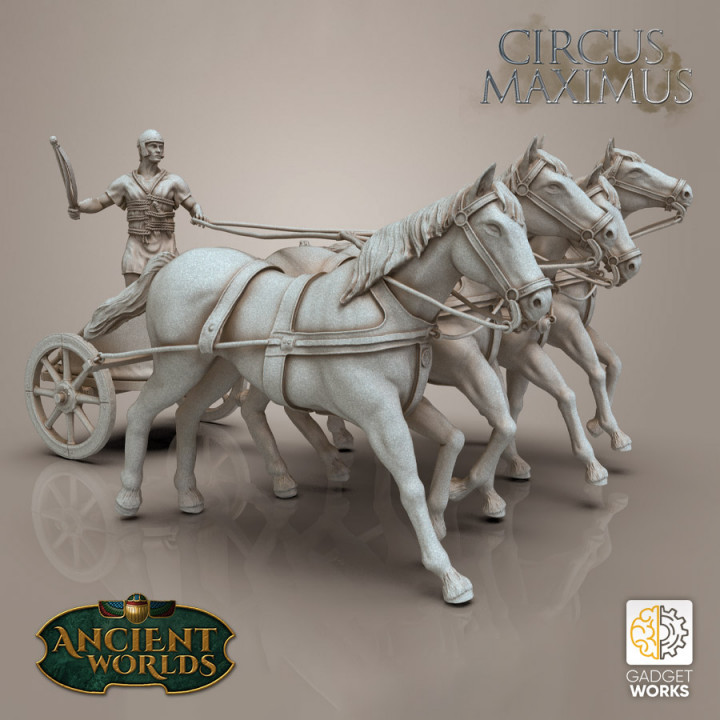 Roman Racing Chariot -  Circus Maximus image