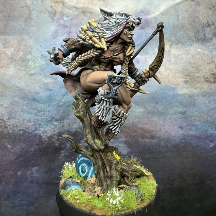 3D Print of Skadi Ulfhedinn – Demigoddess of the Hunt