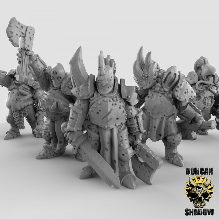Plague Knights Set1 (pre supported) image