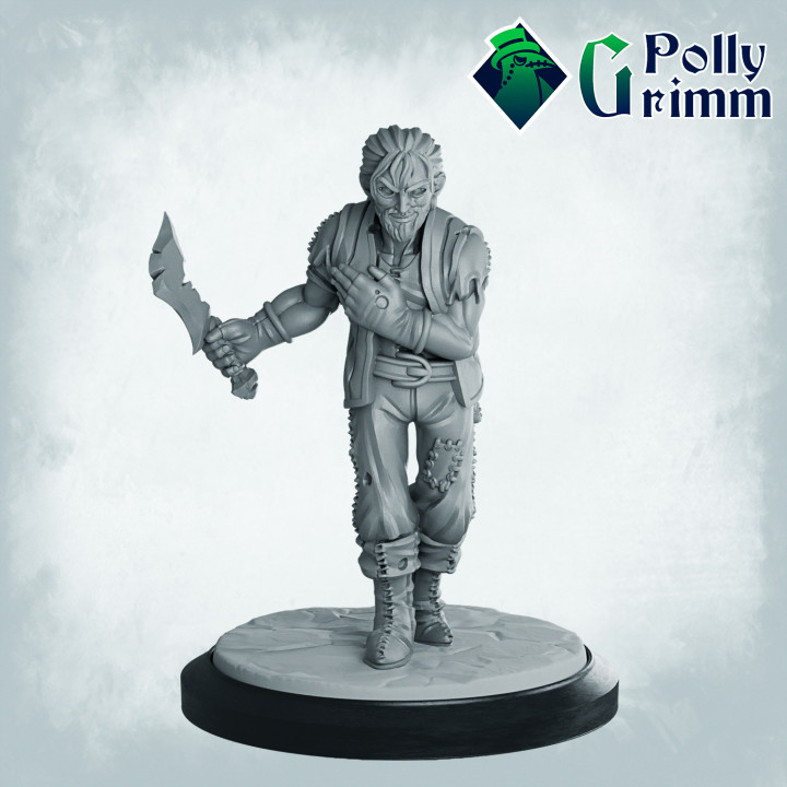 Court of miracles. Underground outlaw set. Tabletop miniature. Gallant thief image