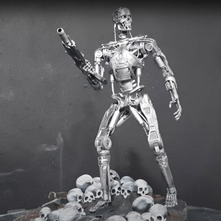 XTerminators T-800 Endoskeleton Rekvizit T2 V2 High Detal image