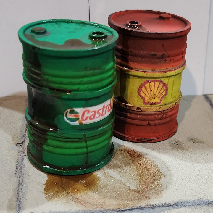 3D Print of Oil Drums by rob@robertwood.co.nz