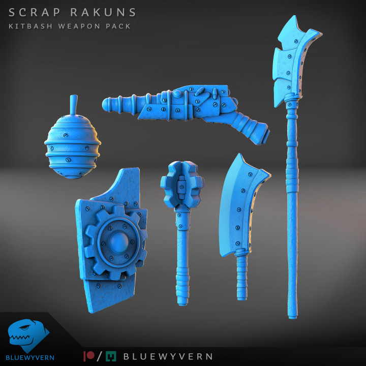 Scrap Rakuns - Kitbash Weapon Pack A image