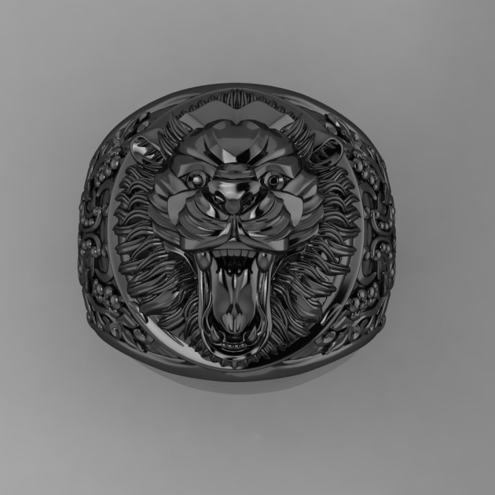 Lion Man Ring R521 image