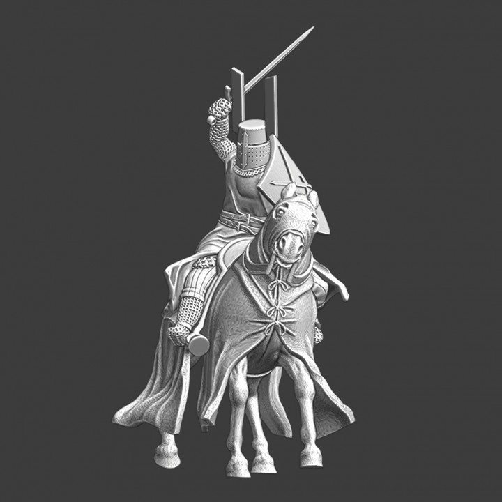 Medieval Mounted Livonian Knight image