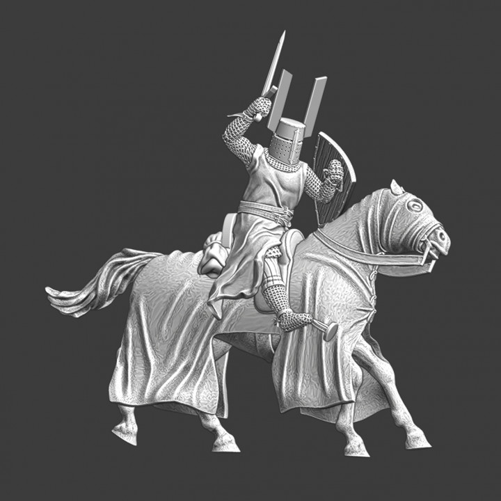 Medieval Mounted Livonian Knight image