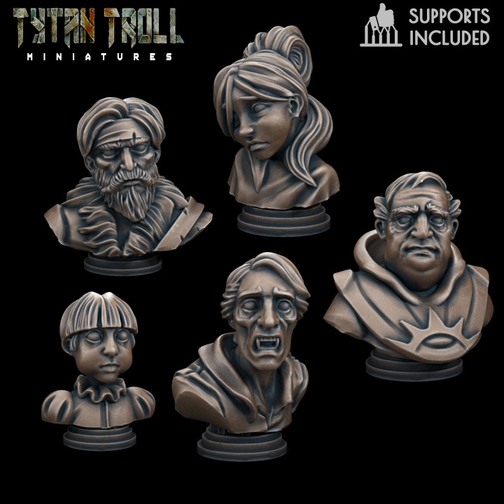 Curse of Strahd 07 - Bust Pack [Pre-Supported] image