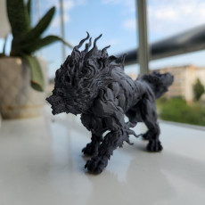 Picture of print of Cinder Wolf | Monstrous Beasts