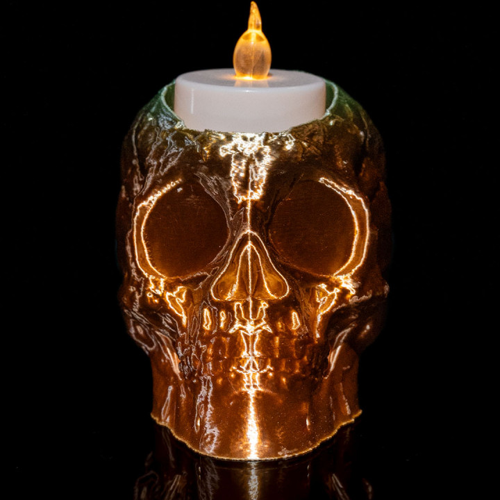 Skull Scent Candle Mold image