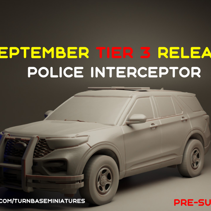 TurnBase Miniatures: Wargames- Police interceptor