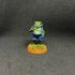 Sir Ribbiton - DnD Miniature Frog Gentleman print image