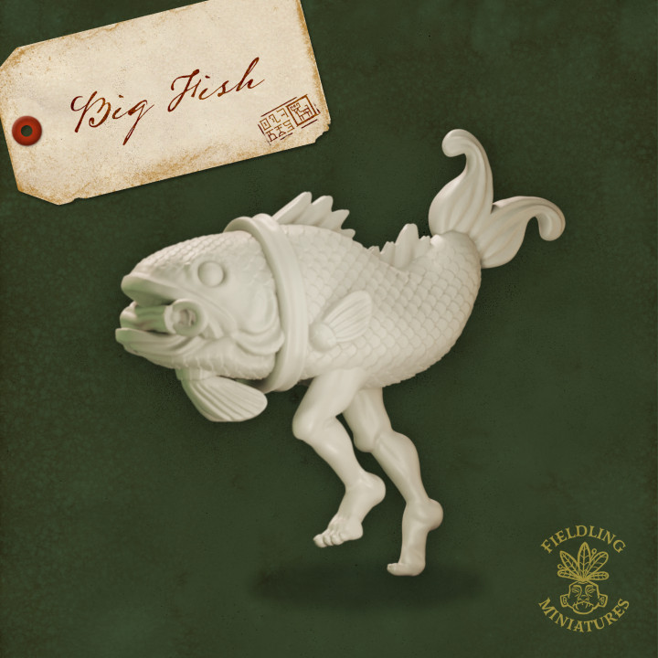 Fey Wild Hobgoblin Warband Tabletop Miniatures - Fish Court image