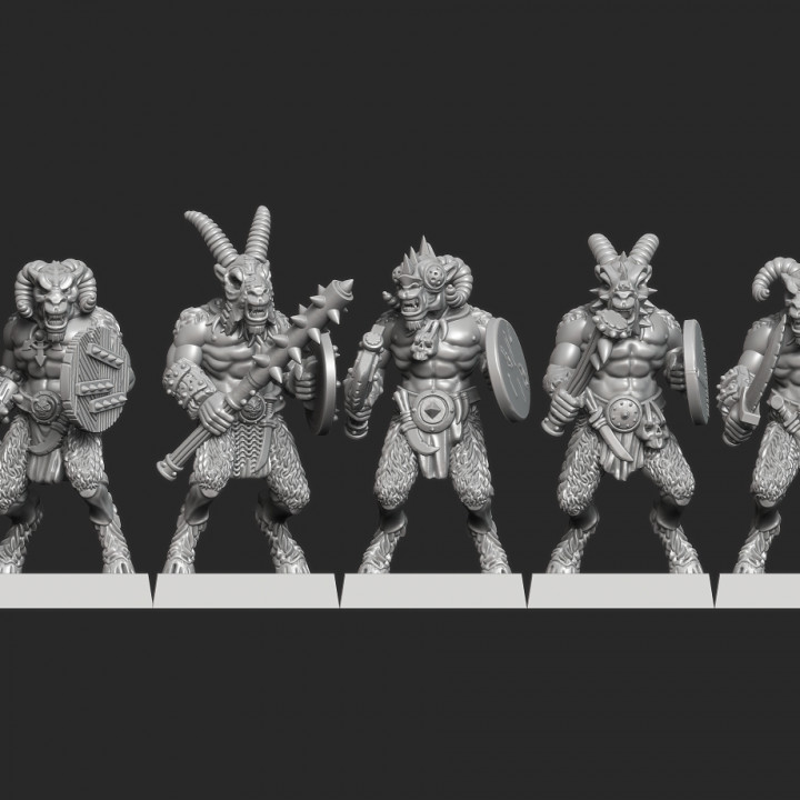Beasts of Chaos - 5 Pre-assembled Miniatures image