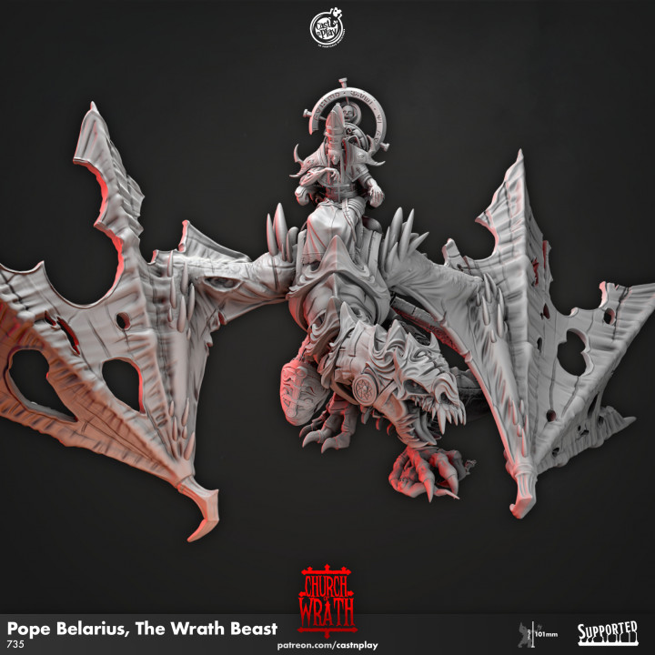 Pope Belarius, The Wrath Beast (Pre-Supported)