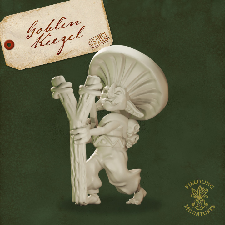 3D Printable Mushroom Goblin Warband presupported 28mm Tabletop