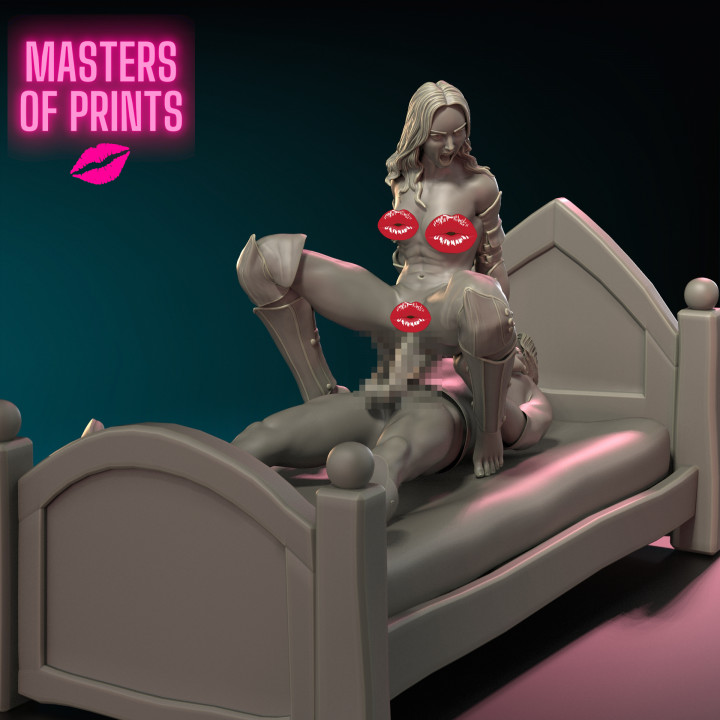 SEX AT THE INN - NSFW - EROTIC MINIATURE 75 MM SCALE