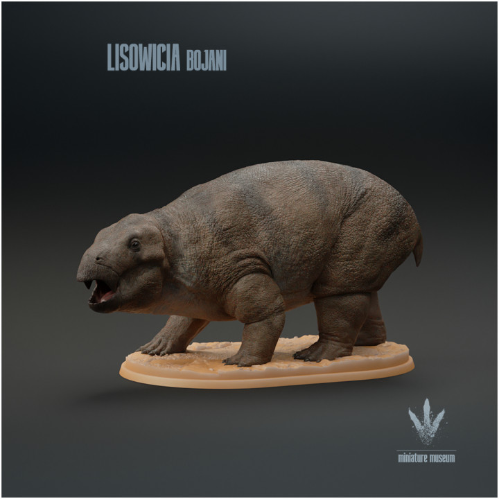 3D Printable Lisowicia bojani : The Triassic Synapsid by Miniature Museum