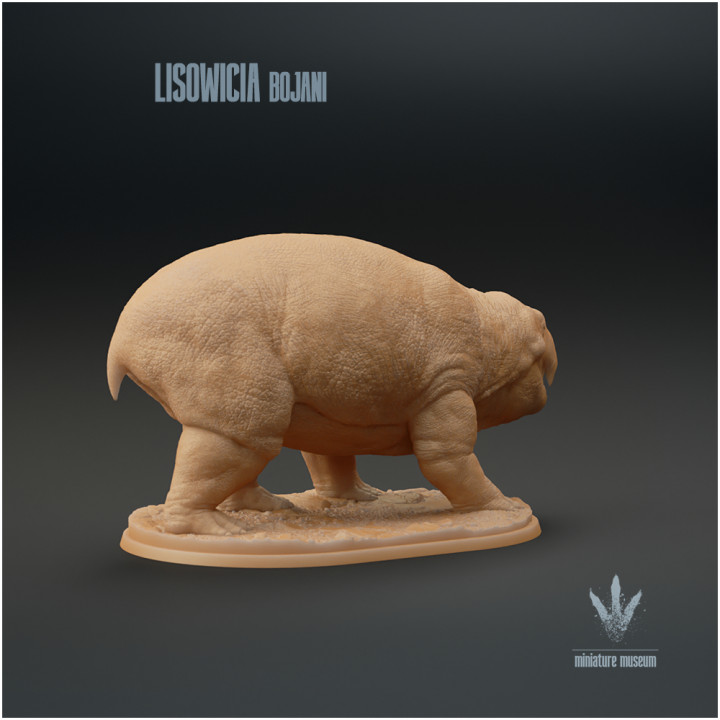 3D Printable Lisowicia bojani The Triassic Synapsid by Miniature Museum
