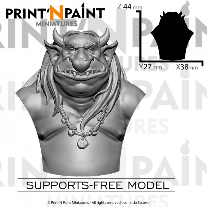 Forest Troll Bust