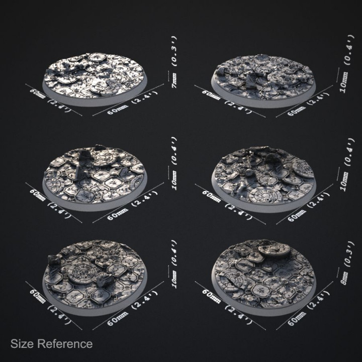 Ancient Ruins 60x60mm Bases