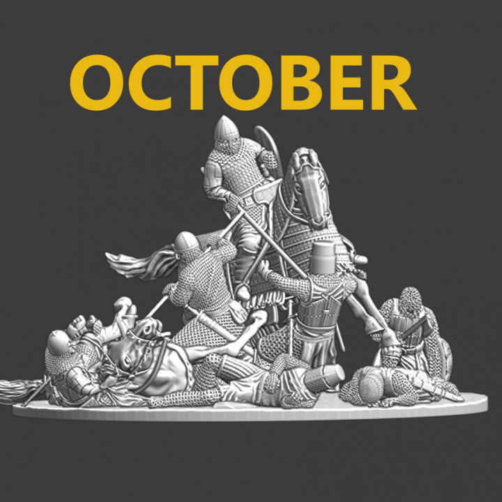 Tribe Release October - Medieval battle crusaders vs. Kievan-Rus image