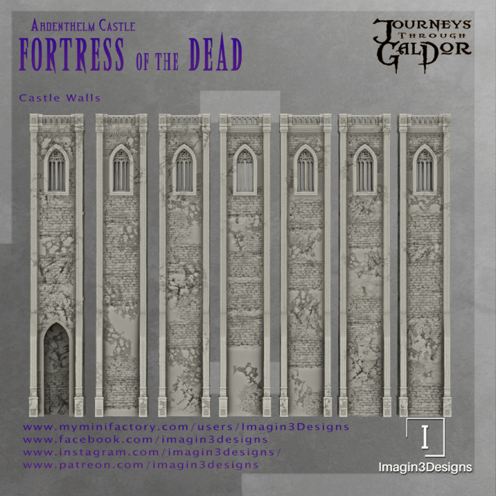 Fortress of the Dead - Modular Castle Walls - Three Story image