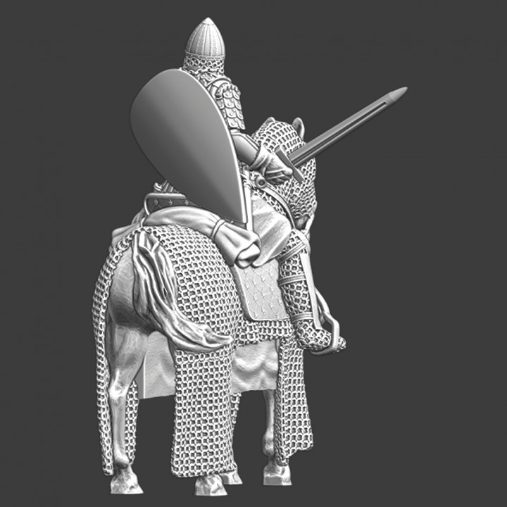 Medieval Kievan-Rus heavy cavalry man