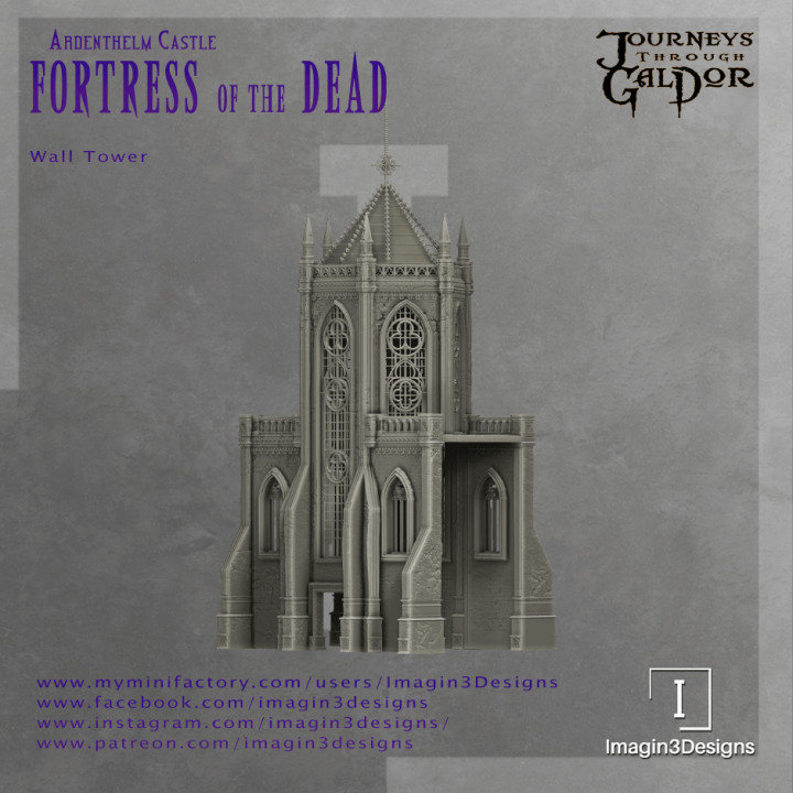 Fortress of the Dead - Modular Castle Walls - Tower image