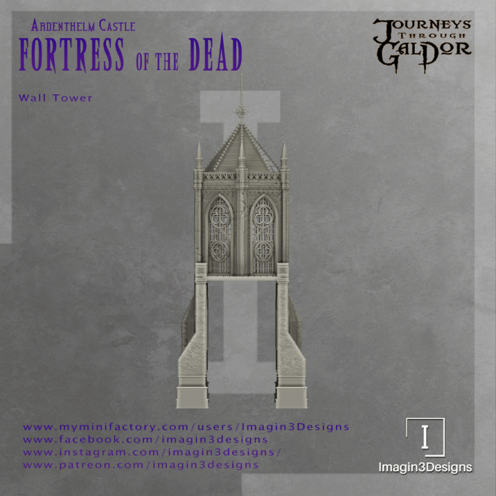 Fortress of the Dead - Modular Castle Walls - Tower image