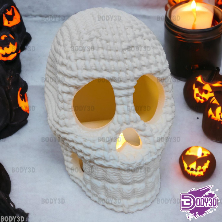 Crocheted Skull image