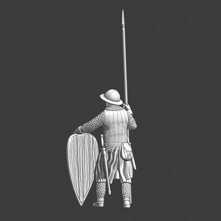 Medieval guard - yelling at the persons approaching image