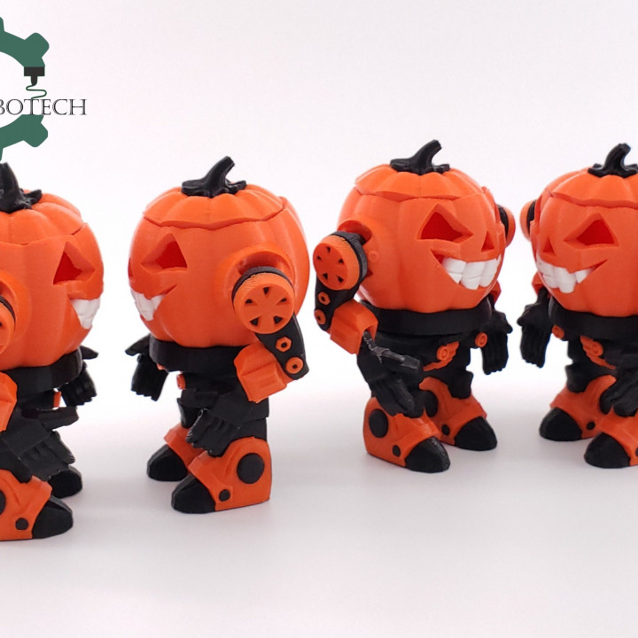 Cobotech Halloween Pumpkin Robot