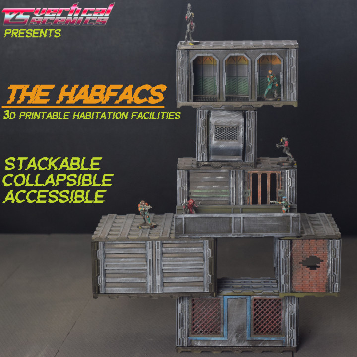 The HabFacs cyberpunk habitation facilities image