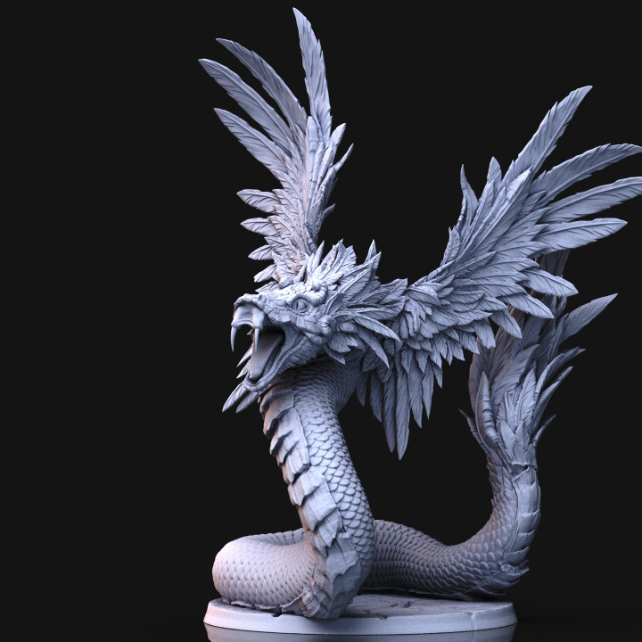Feathered giant serpent