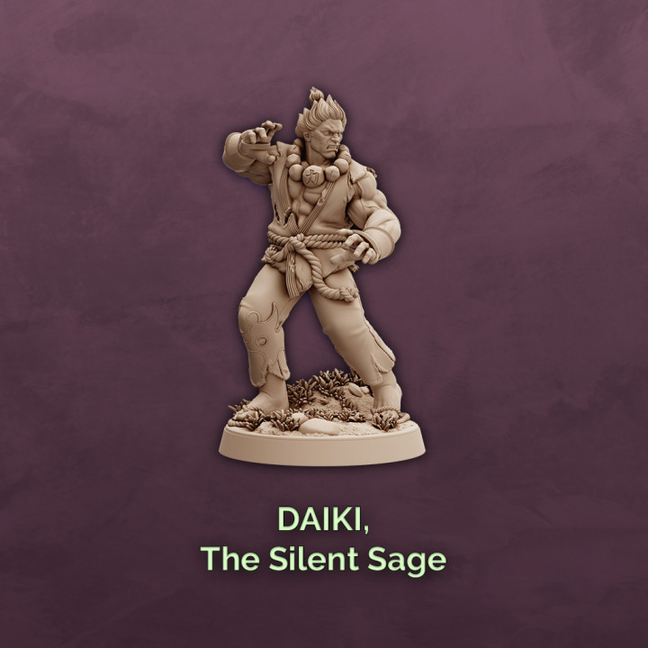 Daiki, The Silent Sage - Human Monk